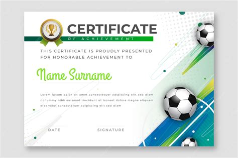 Sports Certificate Template - prntbl.concejomunicipaldechinu.gov.co