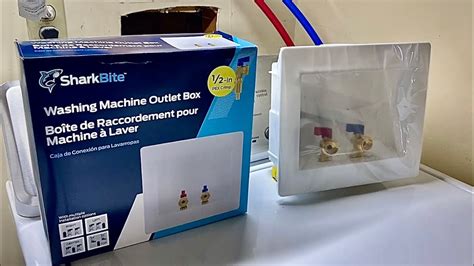 SharkBite Washing Machine Outlet Box 的图像结果