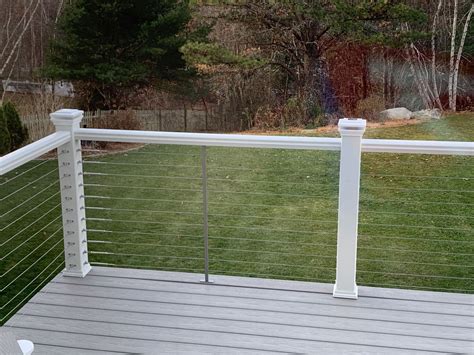 Composite Cable Railing | Cable railing deck, Cable railing systems ...
