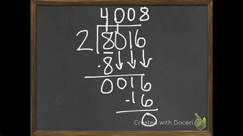 Image result for Long Division Tutorial with 0