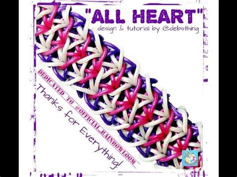 Image result for Heart Rainbow Loom Pattern Tutorial