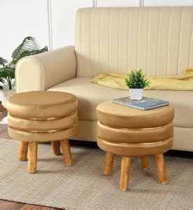 TAPODHANI Solid Wood Pouf Price in India - Buy TAPODHANI Solid Wood ...