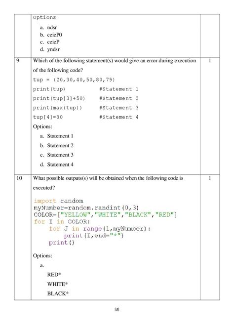 Image result for Computer Science Class 12 Sample Paper