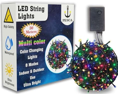 Buy PESCA Diwali Decorative 138 LED String Lights Serial Bulbs ...