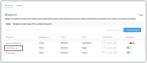 Saving a Blueprint as a Draft