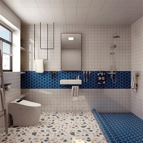现代简约风格120平米三居室卫生间装修效果图-家居美图_装一网装修效果图