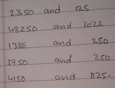 Find the H.C.F by euclid division algorithm - Brainly.in