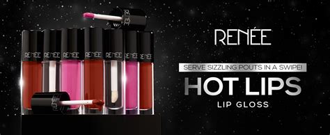 Buy RENEE Hot Lips Pink Lip Gloss | Hydrating Formula | Ultra, Long ...