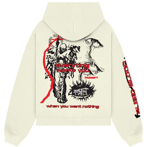 Bleed Blood off white hoodie – Passift