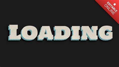 Loading Text 的图像结果