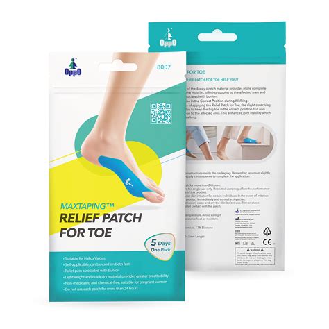 Relief Patch for Toe | RELIEF PATCH FOR TOE | Products | OPPO Medical