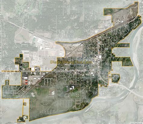 Map of Columbia Falls city - Thong Thai Real