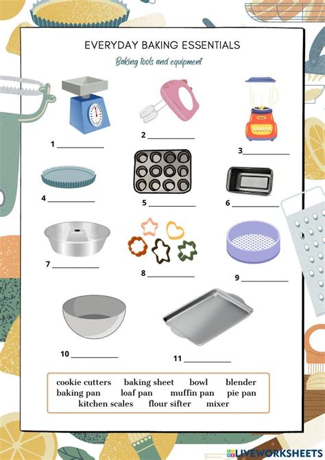 Bread Worksheet 的图像结果