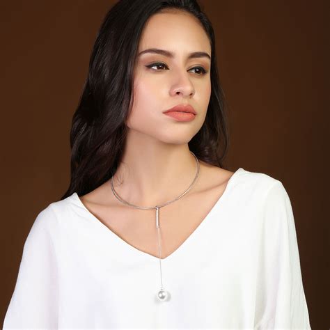 Buy Tipsyfly Pearl Drop Necklace Online