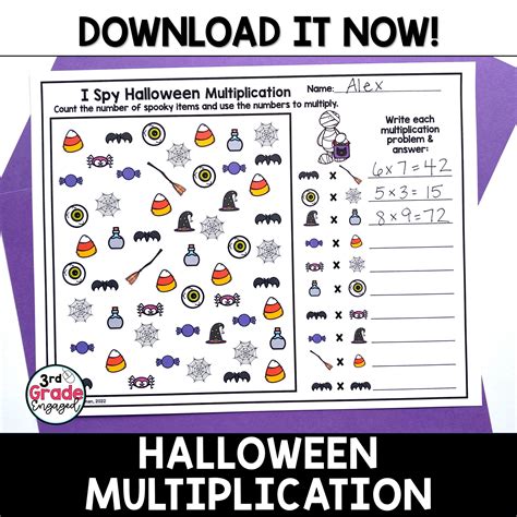 Halloween Math Worksheets Grade 4