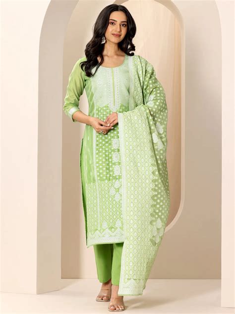 Buy Chanderi Silk Suits for Women Online in India | Libas