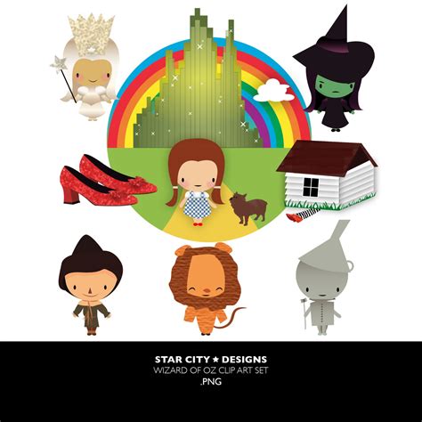 Oz Clip Art Clipart Vector Art Graphics for by StarCityDesigns