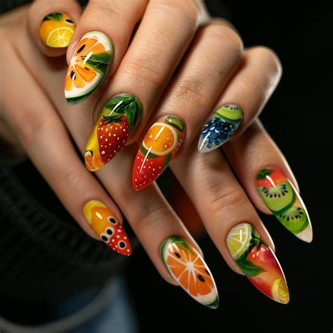 Simple DIY Fruit Nail Art Designs at Home – Daring Lily