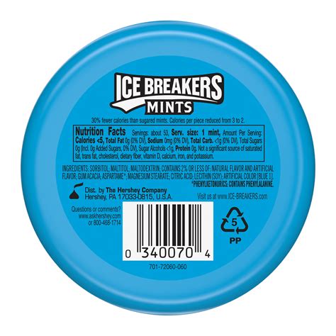 ICE BREAKERS Coolmint Sugar Free Mints, 1.5 oz puck