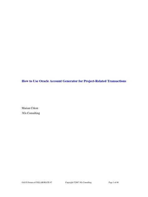 Image result for How to Create ACC On Oracle Database