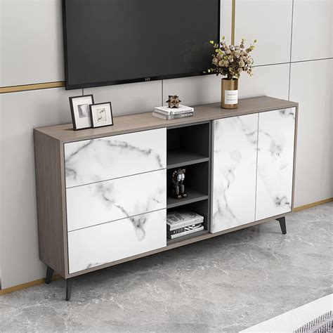 Buy Abyssaly Marble Paper Glossy Marble Wallpaper Black White Grey ...