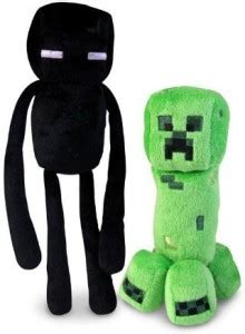 Minecraft Official Overworld 7" Creeper & 10" Enderman Plush Set Of 2 ...