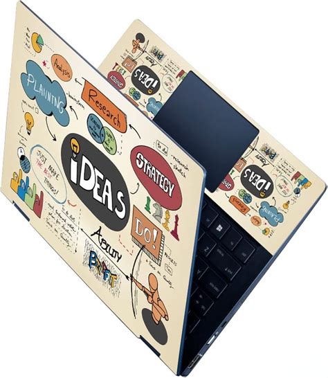 PIXELARTZ Laptop Skins GTA Doodle Art Stickers Collage 15.6 Inches ...