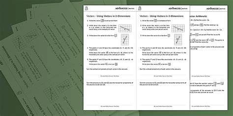 👉 Vectors Test Bites (teacher made) - Twinkl