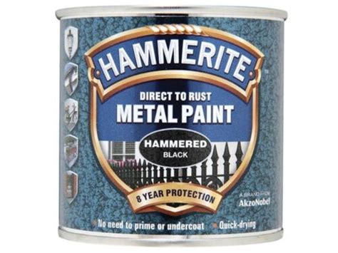 Hammerite Hammered Finish Metal Paint - Black, 250ML India | Ubuy