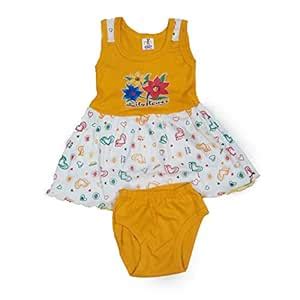 SSRK Kids Girls Dress (Yellow| 6-9 months) : Amazon.in: Clothing ...