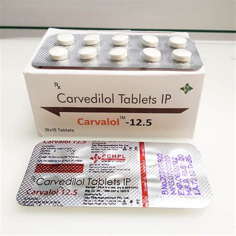 Carvalol-12.5 Tablets Psychocare Health Pvt. Ltd.