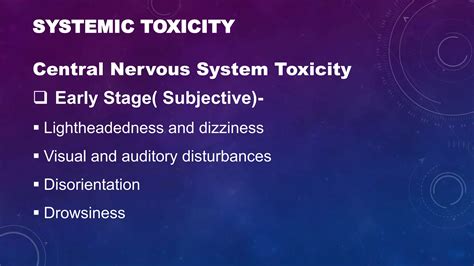 Local anaesthetic toxicity | PPTX