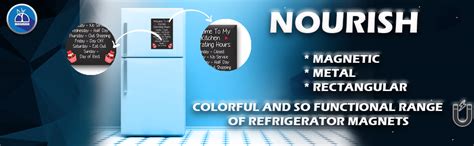 Nourish Fridge Magnet (3 x 4 inch) : Amazon.in: Health & Personal Care