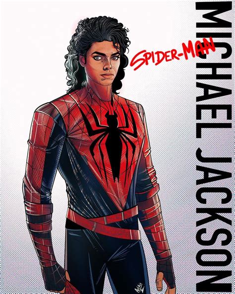 Michael jackson as spider-man, a couple of days ago one of my followers ...