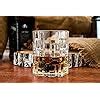 Floriya Premium Italian Crystal Old Fashioned Whiskey Glasses, 320 ml ...
