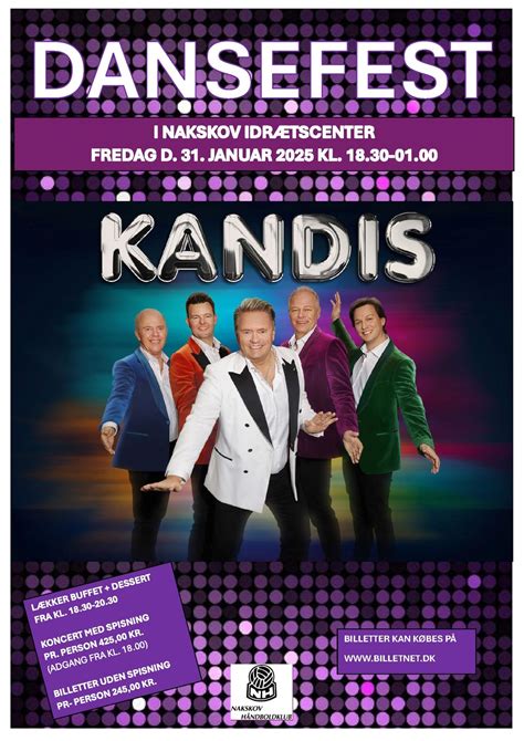 Dansefest med Kandis, A. E. Hansensvej 1, 4900 Nakskov, Denmark ...