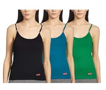 Buy ONCH Women Cotton Camisole Slip Adjustable Strap Spaghetti Top ...