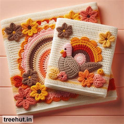 Thanksgiving Crochet Kitchen Towel Ideas