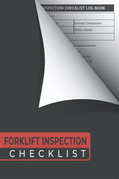 Buy Forklift Inspection Checklist Log Book: Forklift Safety Check And ...