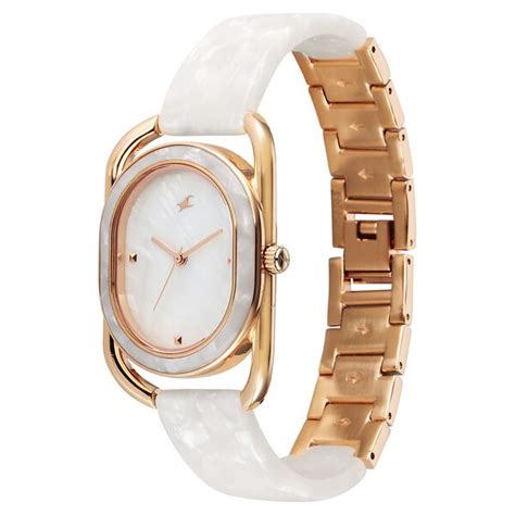 Buy Online Fastrack Younique Quartz Analog Mother of Pearl Dial Two ...