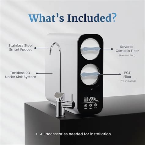 Mist Reverse Osmosis System Under Sink Compact Tankless RO Water Filter ...
