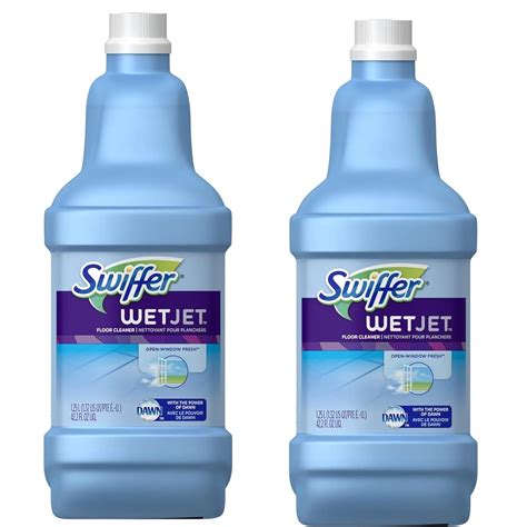 Swiffer Wetjet Multi Purpose Solution - Refill, 1.25L(42.2 oz.), 2 Pack ...
