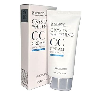 [3W CLINIC] Crystal CC Cream 50ml SPF50 PA+++ ( India | Ubuy