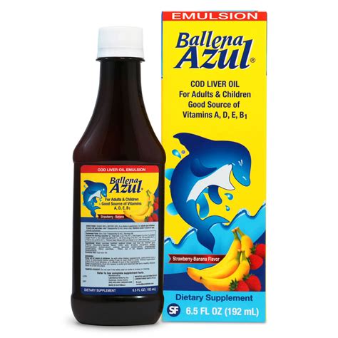 Ballena Azul Aceite De Higado De Bacalao Para Adultos Y | Desertcart INDIA