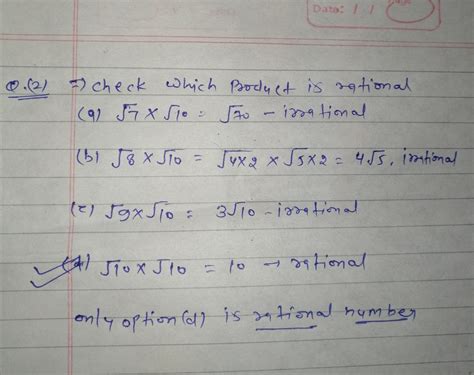 [Solved] 1. Given: The square root of 56 + the square root of 126 Which ...
