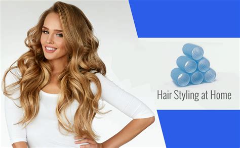 SIYAA Professional Hair Medium Rollers Hairdressing Roller Curlers ...