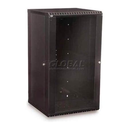 Kendall Howard Kendall Howard 22U Fixed Wall Mount Cabinet - Glass Door ...