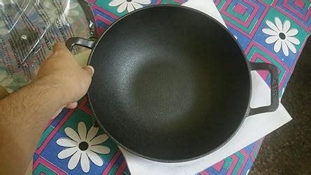 Buy Meyer Pre Seasoned Cast Iron Kadai|Iron Kadhai with Lid for Cooking ...
