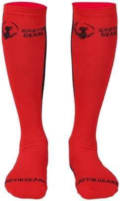 GRIFFIN GEARS Deadlift Socks for Men & Women, Powerlifting Shin ...