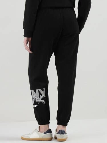 Buy DKNY Women Black Graffiti New York LogoTrack Pant for Women Online ...